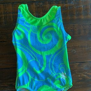 Snowflake design extra small child’s leotard
